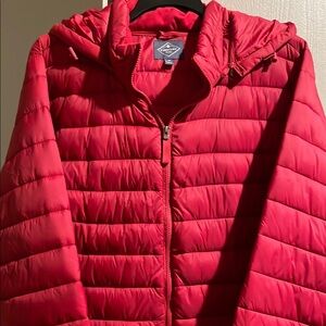 Women's Red Puffer Jacket